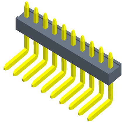 3.96mmPin Header  single Row  90° B-type